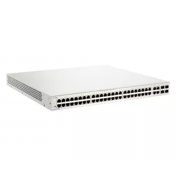 D-Link 52-Port Gigabit PoE+ Nuclias Smart Managed Switch mit 4x 1G Combo Ports, 370W