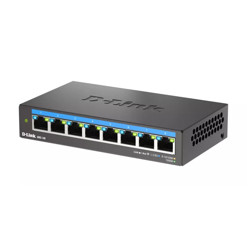 Unmanaged Switch D-Link DMS-108/E 8-Port 2.5G Ethernet 40 Gbit/s
