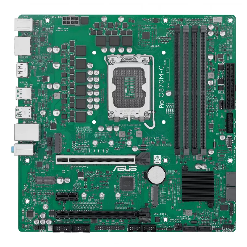 ASUS PRO Q870M-C-CSM Intel® Q870 LGA 1851 (Socket V1) micro ATX