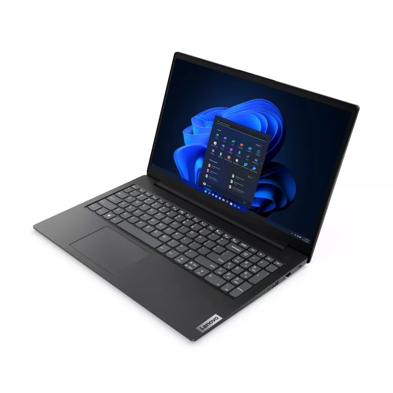Lenovo V15 G4 AMN AMD Ryzen™ 5 7520U Laptop 39,6 cm (15,6 Zoll) Full HD 8 GB LPDDR5-SDRAM 256 GB SSD Wi-Fi 5 (802.11ac) Windows 11 Pro Deutsch Schwarz