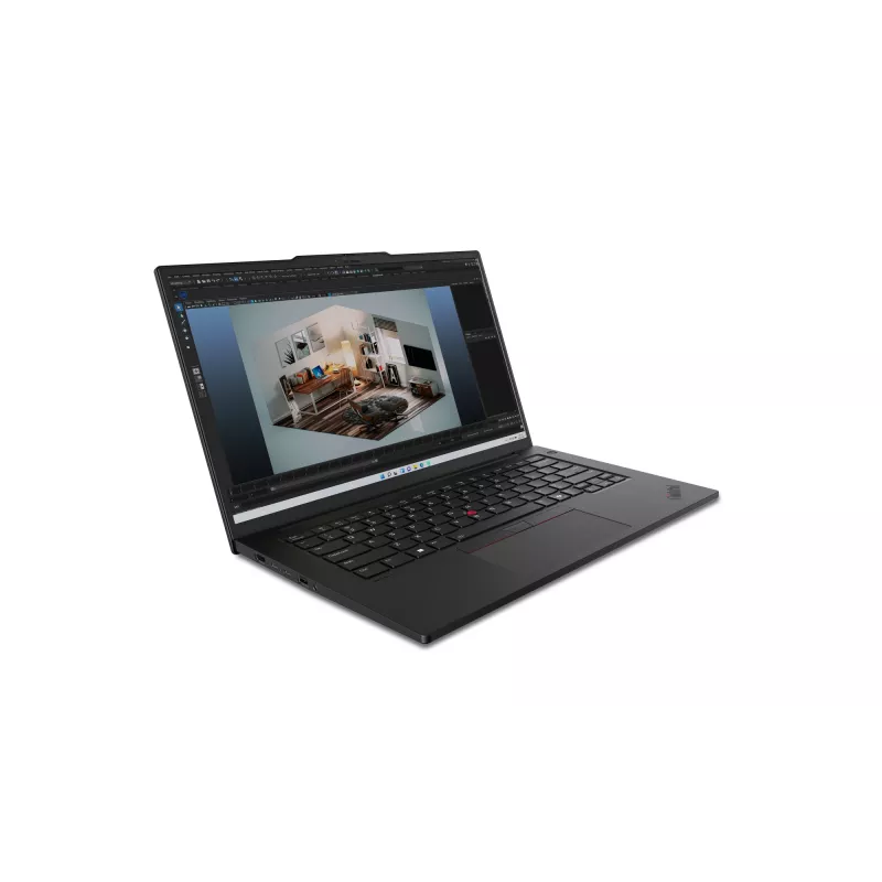 Lenovo ThinkPad P14s Gen 5 (Intel) Intel Core Ultra 9 185H Laptop 36,8 cm (14,5 Zoll) WQXGA 64 GB DDR5-SDRAM 1 TB SSD Wi-Fi 6E (802.11ax) Windows 11 Pro Deutsch Schwarz