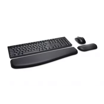 Kensington Pro Fit Wireless Desktop - Germany, Full-size (100%), Wireless, RF Wireless, QWERTZ, Schwarz, Maus inklusive