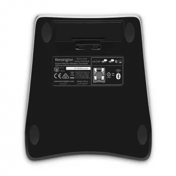 Kensington Expert Maus Wireless Trackball, beidhändig, optisch, RF Wireless + Bluetooth, 400 DPI, Schwarz