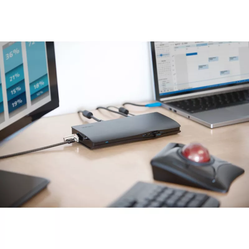 Kensington Expert Maus Wireless Trackball, beidhändig, optisch, RF Wireless + Bluetooth, 400 DPI, Schwarz