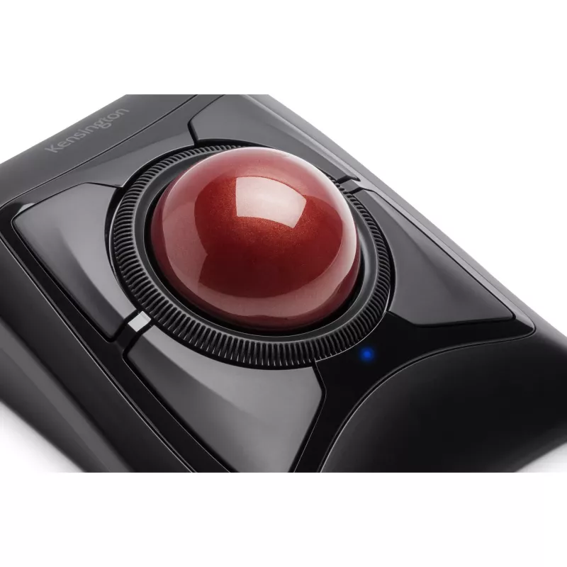 Kensington Expert Maus Wireless Trackball, beidhändig, optisch, RF Wireless + Bluetooth, 400 DPI, Schwarz