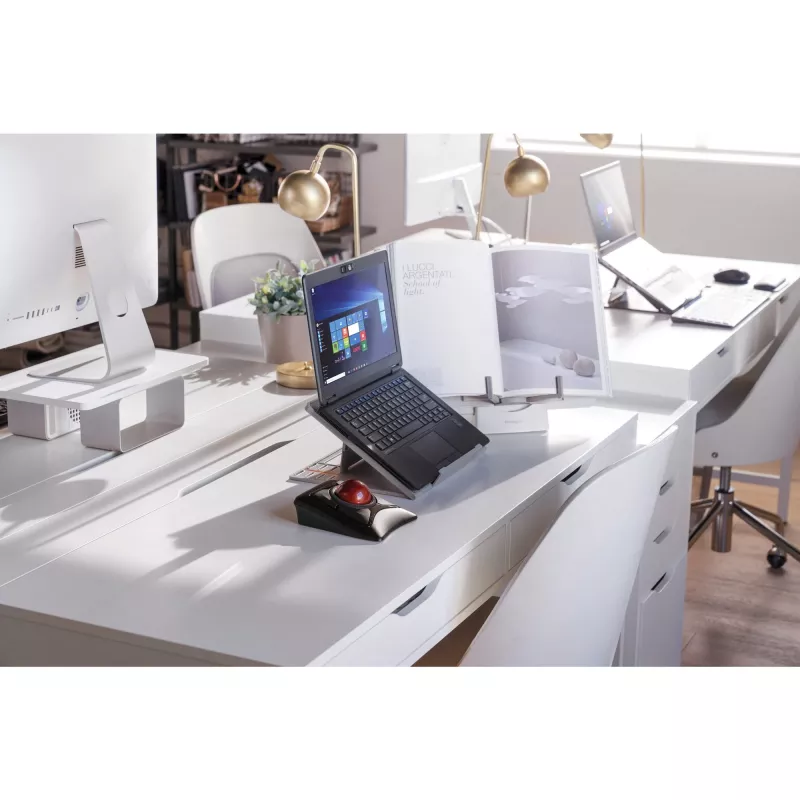 Kensington Expert Maus Wireless Trackball, beidhändig, optisch, RF Wireless + Bluetooth, 400 DPI, Schwarz