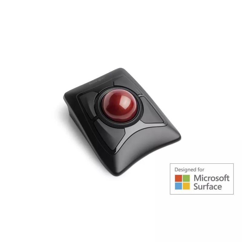 Kensington Expert Maus Wireless Trackball, beidhändig, optisch, RF Wireless + Bluetooth, 400 DPI, Schwarz