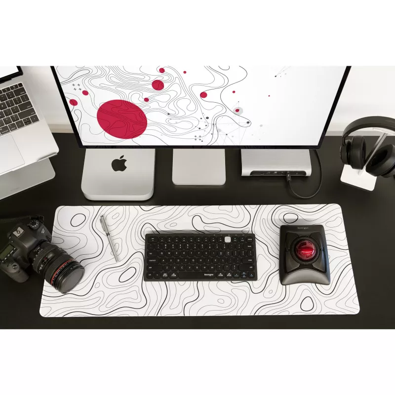 Kensington Expert Maus Wireless Trackball, beidhändig, optisch, RF Wireless + Bluetooth, 400 DPI, Schwarz