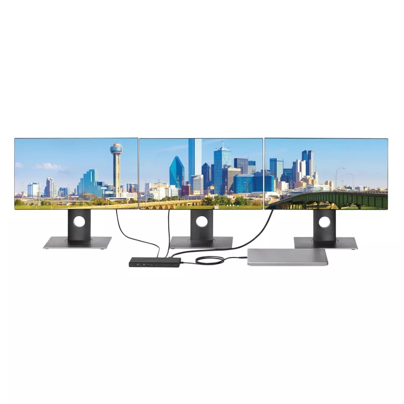 Kensington SD4842P EQ USB-C 10Gbps Triple Video Driverless Docking Station mit 100W Power Delivery