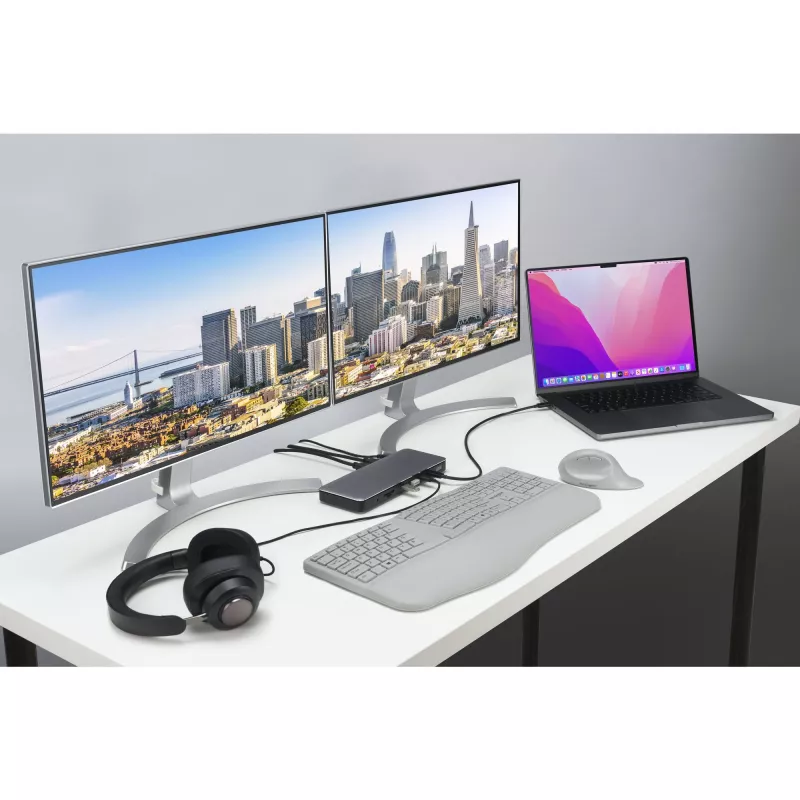 Kensington SD5760T Thunderbolt 4 Dual 4K Dockingstation mit 96W Stromversorgung