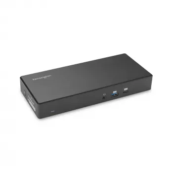 Kensington SD4781P EQ USB-C & USB-A Dual 4K Docking Station, Kabelgebunden, USB 3.2 Gen 2 (3.1 Gen 2) Type-C, 100 W, 3,5 mm, 10,100,1000 Mbit/s, Schwarz