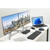 Kensington SD4781P EQ USB-C & USB-A Dual 4K Docking Station, Kabelgebunden, USB 3.2 Gen 2 (3.1 Gen 2) Type-C, 100 W, 3,5 mm, 10,100,1000 Mbit/s, Schwarz
