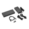 Kensington SD4781P EQ USB-C & USB-A Dual 4K Docking Station, Kabelgebunden, USB 3.2 Gen 2 (3.1 Gen 2) Type-C, 100 W, 3,5 mm, 10,100,1000 Mbit/s, Schwarz