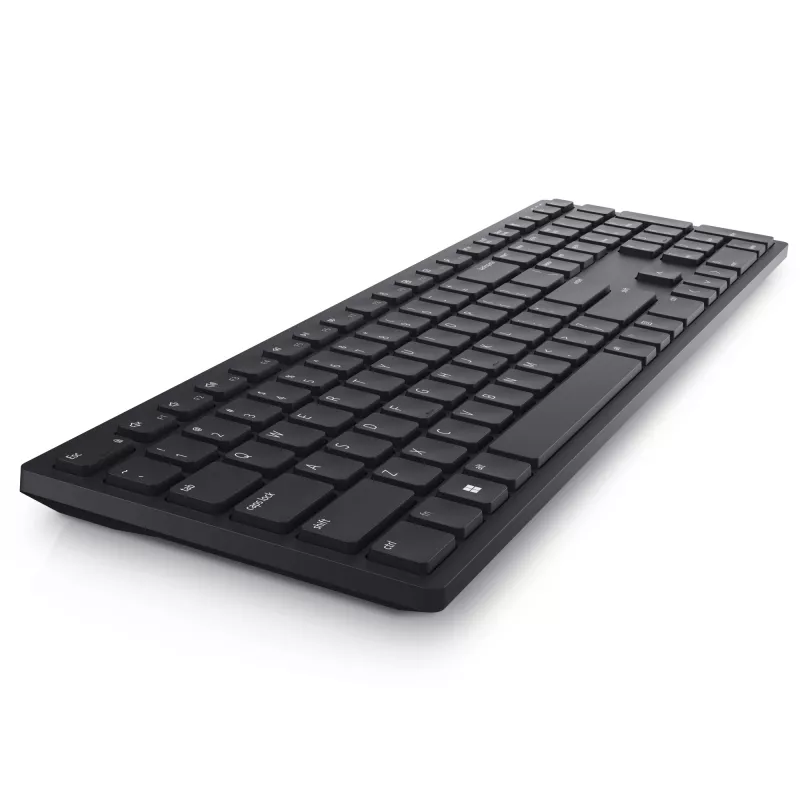 DELL Pro Tastatur - KB500 - German (QWERTZ), Full-size (100%), Wireless, RF Wireless, QWERTZ, Schwarz