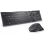DELL KM900 Tastatur-Maus-Set Office RF Wireless + Bluetooth QWERTZ Deutsch Graphit