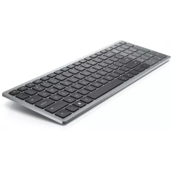 DELL KB740 Tastatur Büro RF Wireless Bluetooth QWERTZ Deutsch Grau Schwarz
