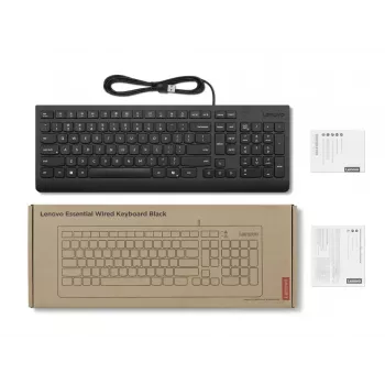 Lenovo 4Y41R64647 Tastatur Home/Office USB Deutsch Schwarz