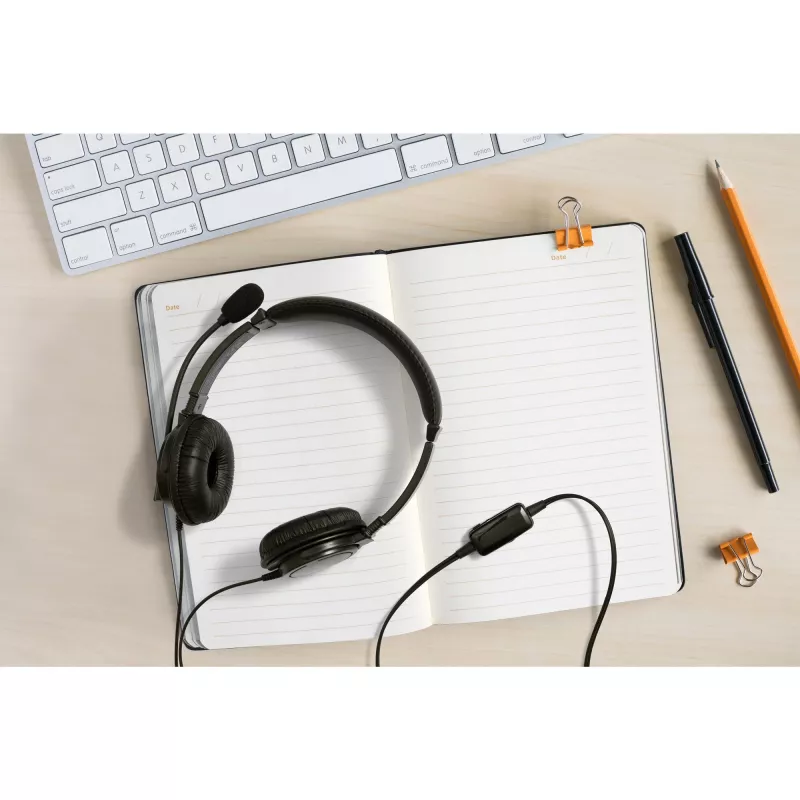 Kensington Classic USB-A Headset mit Mikrofon und Lautstärkeregelung