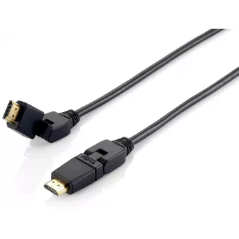 Equip Swivel HDMI 2.0 Kabel, 3m, drehbarer Stecker
