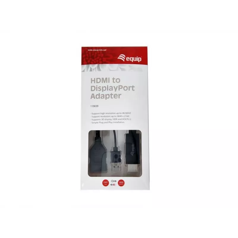 HDMI-auf-DisplayPort-Adapter Equip 119039