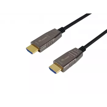Equip HDMI 2.1 aktives optisches Kabel, 30 m, 8K/60 Hz, 30 m, HDMI Typ A (Standard), HDMI Typ A (Standard), 3D, Audio Return Channel (ARC), Schwarz
