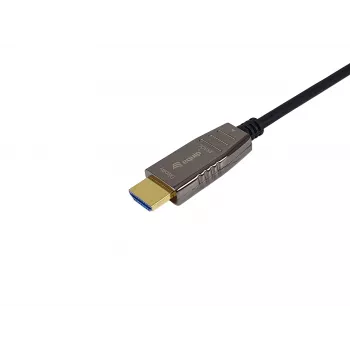 Equip HDMI 2.1 Aktives Optisches Kabel, 50m, 8K/60Hz, 50 m, HDMI Typ A (Standard), HDMI Typ A (Standard), 3D, Audio Return Channel (ARC), Schwarz