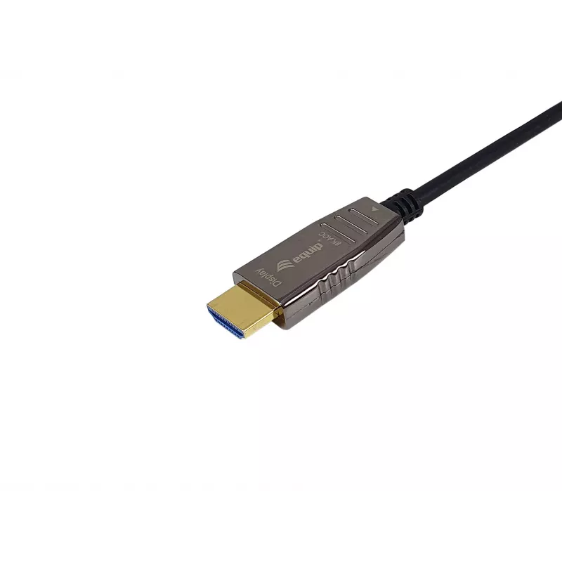 Equip HDMI 2.1 Aktives Optisches Kabel, 50m, 8K/60Hz, 50 m, HDMI Typ A (Standard), HDMI Typ A (Standard), 3D, Audio Return Channel (ARC), Schwarz