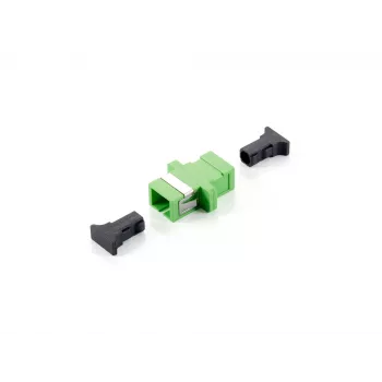 Equip SC APC Kuppler, Singlemode Simplex, SC/APC, Grün, Singlemode, 34,7 mm, 9,4 mm, 33 mm