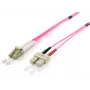 Equip LC/SC Glasfaser-Patchkabel, OM4, 1m