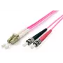 Equip LC/ST Glasfaser-Patchkabel, OM4, 2m