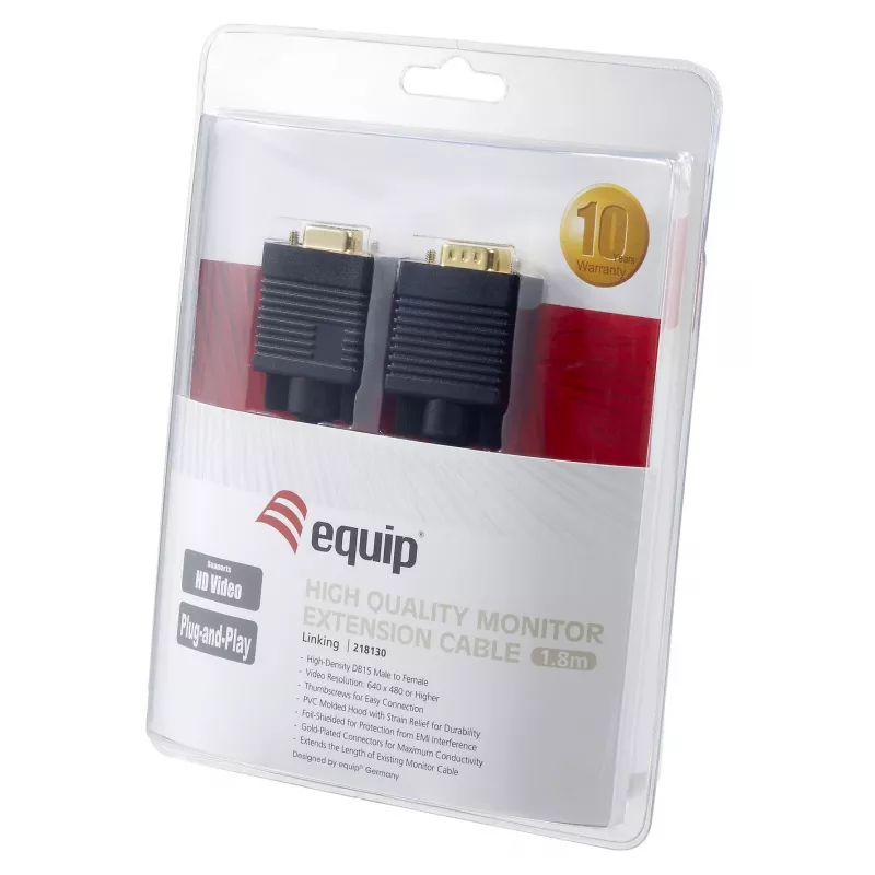 Equip HD15 VGA-Verlängerungskabel, 1,8 m
