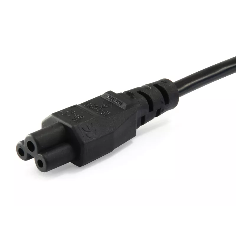 Equip 112151 Netzkabel, schwarz, 3 m, Netzstecker Typ F, C5-Kupplung
