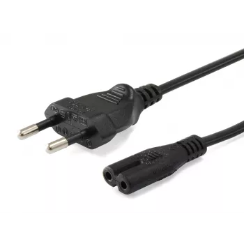 Equip 112161 Schwarz 3 m Power plug type C C7 coupler