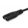 Equip 112161 Schwarz 3 m Power plug type C C7 coupler