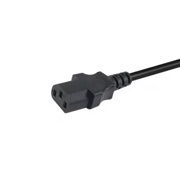 Equip 112110 Netzkabel Schwarz 1,8 m CEE7/7 IEC C13