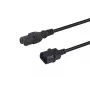 Equip 112171 Netzkabel Schwarz 3 m C14-Kupplung C15-Kupplung
