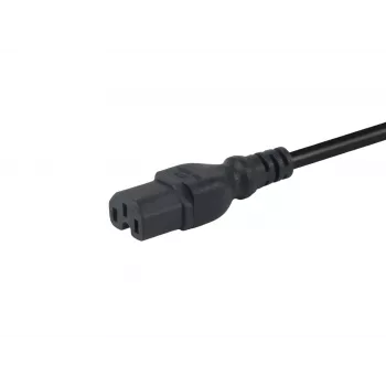 Equip 112171 Netzkabel Schwarz 3 m C14-Kupplung C15-Kupplung