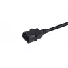 Equip 112171 Netzkabel Schwarz 3 m C14-Kupplung C15-Kupplung