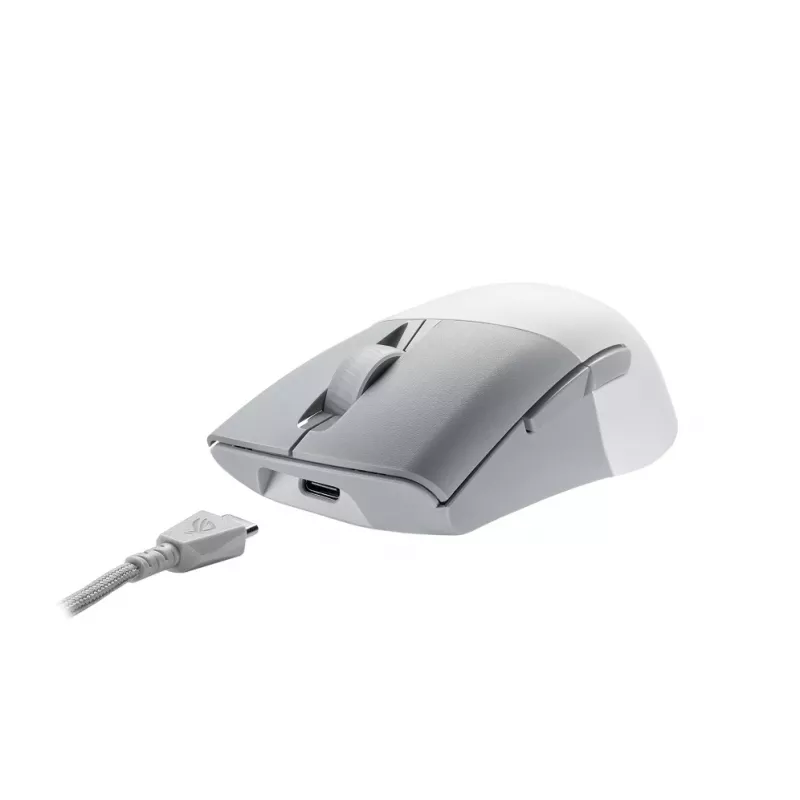 ASUS ROG Keris Wireless AimPoint Maus Gaming Rechtshänder RF Wireless + Bluetooth + USB Typ-C Optisch 36000 DPI