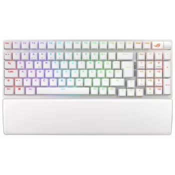ASUS ROG Strix Scope II 96 Wireless Tastatur Gaming USB + RF Wireless + Bluetooth QWERTZ Deutsch Weiß