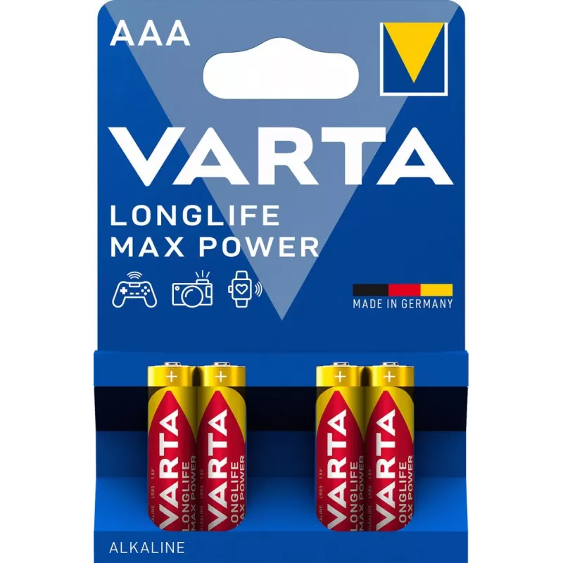 VARTA Batterie Longlife Max Power Micro AAA LR03 1x4