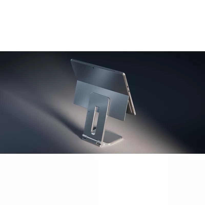 Kensington Erhöhter Standfuß für Surface, Platin, Aluminium, Gummi, Thermoplastisches Polyurethan (TPU), Zink, 126,4 mm, 139,3 mm, 193 mm, 612 g