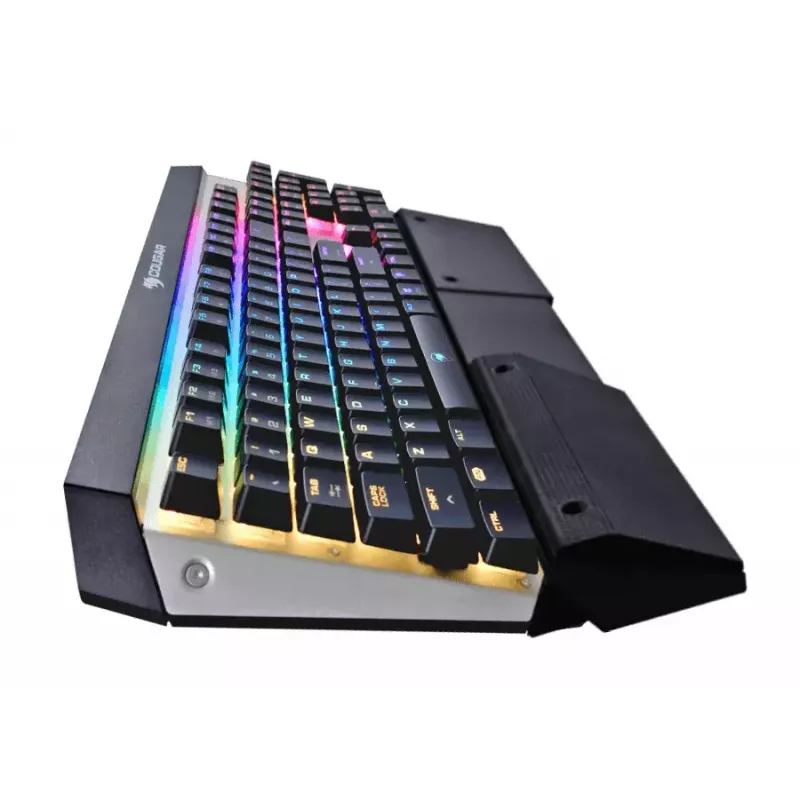 COUGAR CGR-WM1MB-ATR Tastatur Gaming USB QWERTY Englisch Aluminium, Schwarz