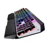 COUGAR CGR-WM1MB-ATR Tastatur Gaming USB QWERTY Englisch Aluminium, Schwarz