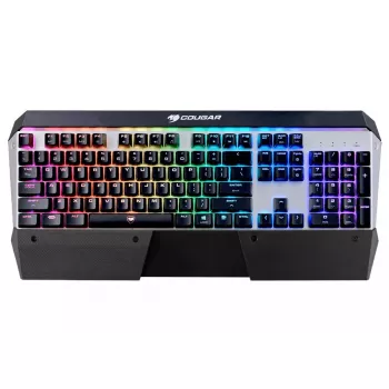 COUGAR CGR-WM1MB-ATR Tastatur Gaming USB QWERTY Englisch Aluminium, Schwarz