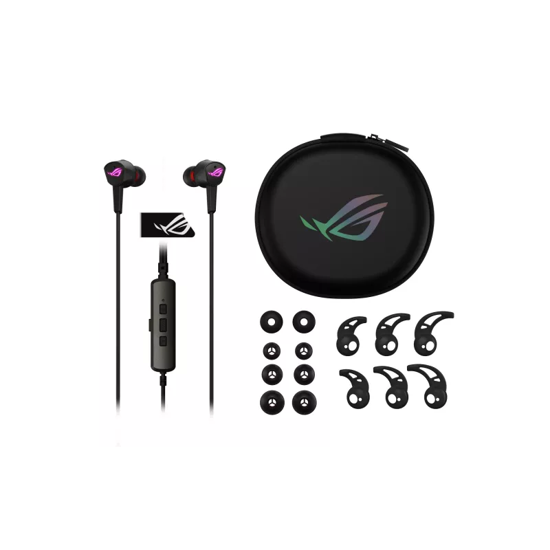 ASUS ROG CETRA II Kopfhörer Kabelgebunden In-Ear Gaming USB Typ-C Schwarz