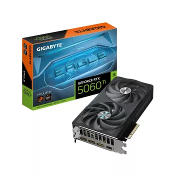 Grafikkarte GIGABYTE GeForce RTX 5060 Ti 8GB GDDR7, PCIe 5.0, 128-Bit, 3x DP 2.1b + HDMI 2.1b, 2 Lüfter, 135W, OC