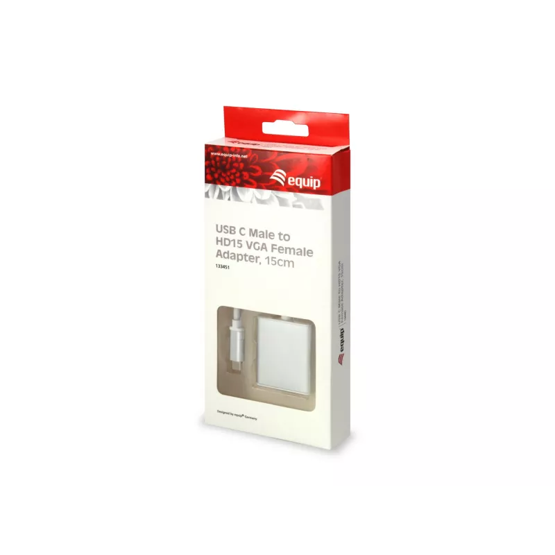 USB Type C auf HD15 VGA Adapter Equip 133451