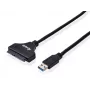 Equip USB 3.0 auf SATA Adapter, Schwarz, 5 Gbit/s, CE, 50 mm, 9,5 mm, 550 mm