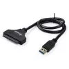Equip USB 3.0 auf SATA Adapter, Schwarz, 5 Gbit/s, CE, 50 mm, 9,5 mm, 550 mm